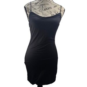 Birch and Stone Black Spaghetti Strap Bodycon Mini Dress‎ Size Medium
